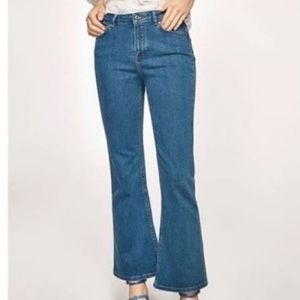 Massimo Dutti High Rise Cropped Jeans
